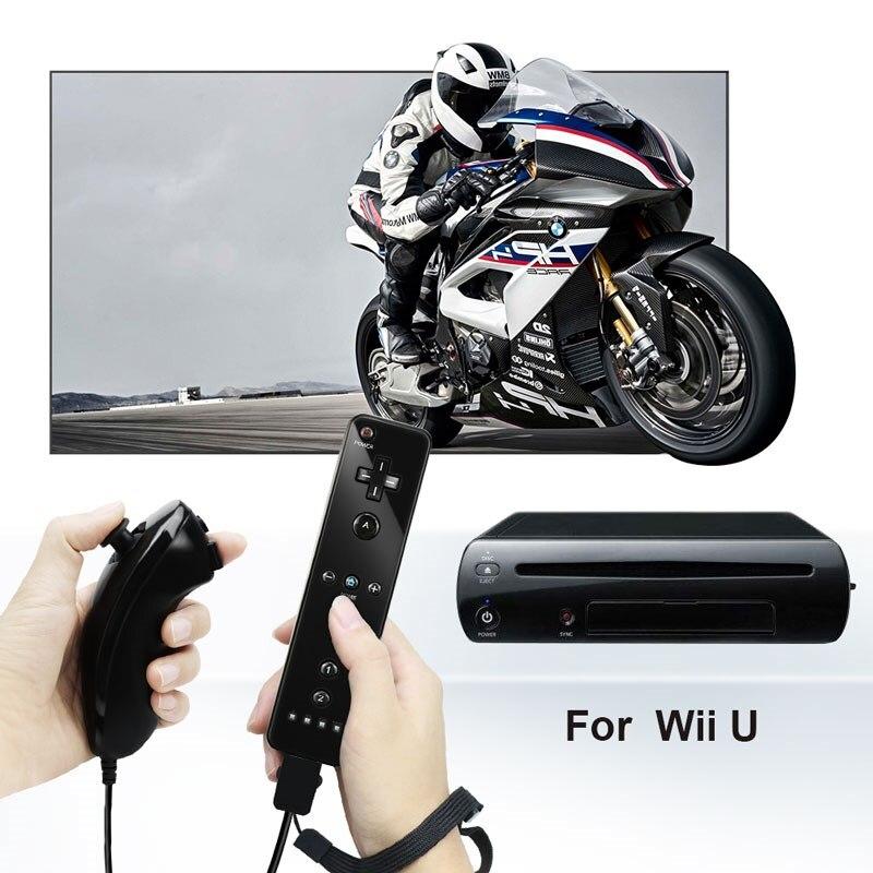 TECTINTER For Nintendo Wii/Wii U 2 in 1 Wireless Remote Controller Gamepad Without Motion Plus Remote Control Wii Joystick