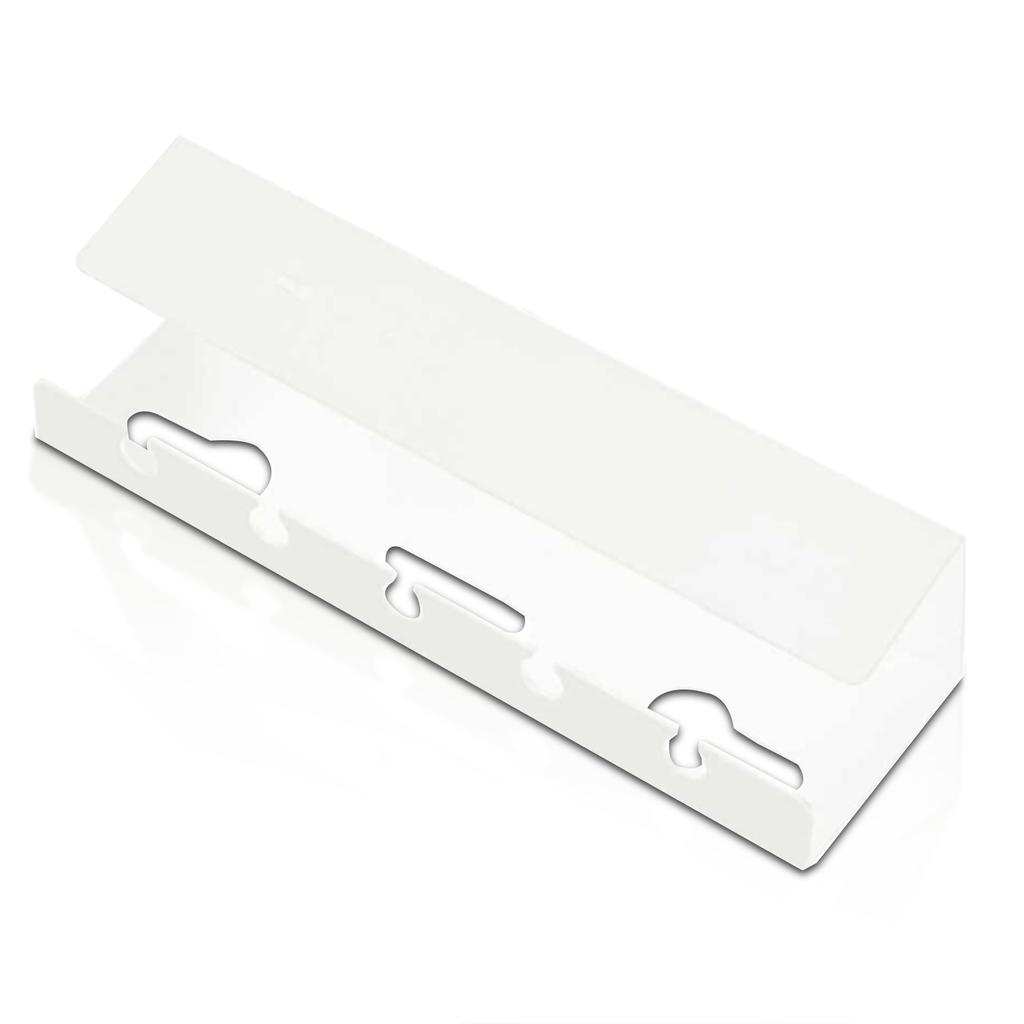 Kabelmanagement unter dem Schreibtisch, Kabelwanne unter dem Schreibtisch mit Klemme, Steckdosenleiste, Kabelhalter, ohne Bohren, für verschiedene Tische