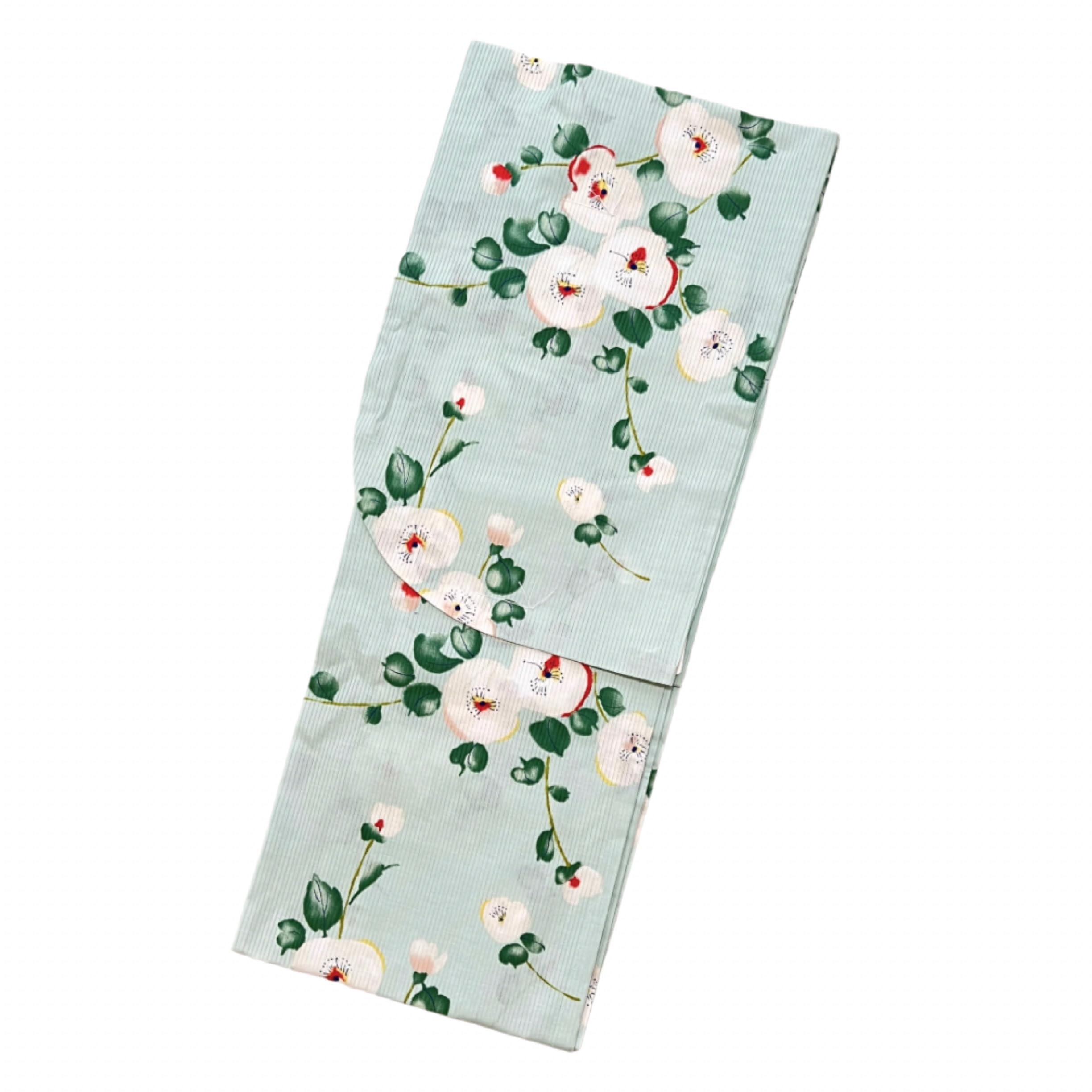 

Single Made in Classic Fruit Fits Adults 155cm 170cm Blue Soshite Yume Women s Yukata, Item, Japan, Design, High-Quality, - (Light Floral)