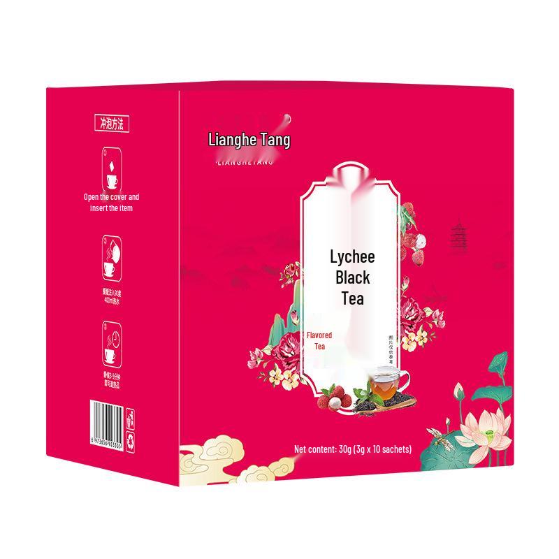 Lychee Black Tea Zhengshan Xiaozhong 2025 Gift Box - Premium Tea for Personal or Office Enjoyment