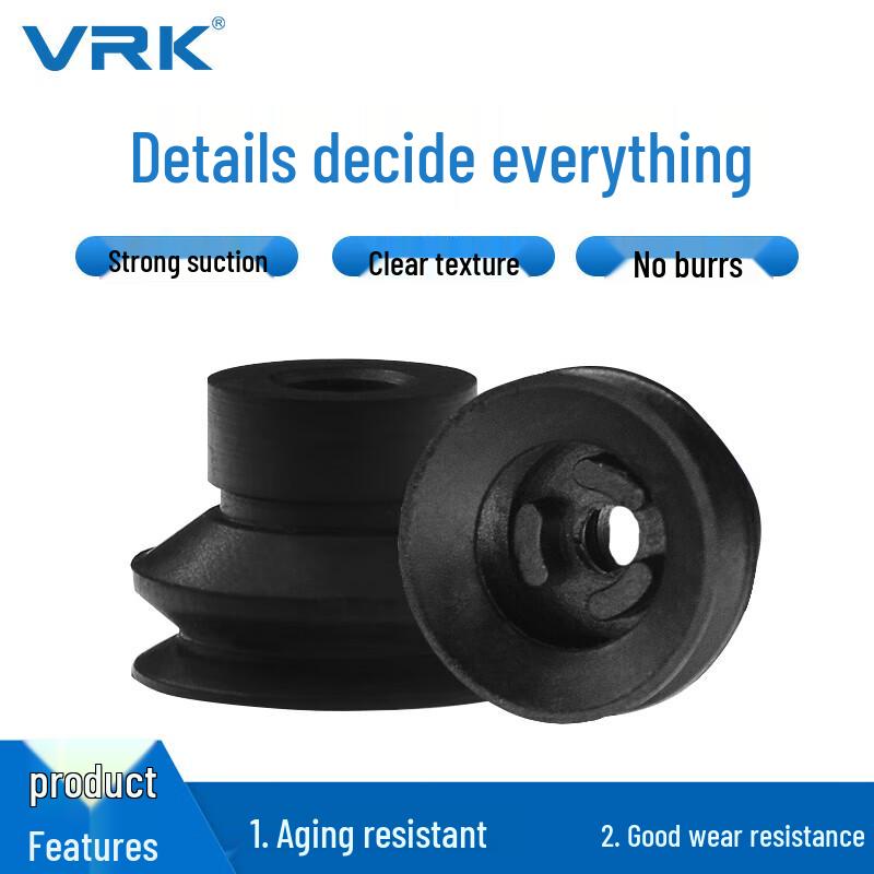 VRK ZP3 Series M5 Silicone Bellows Vacuum Suction Cup