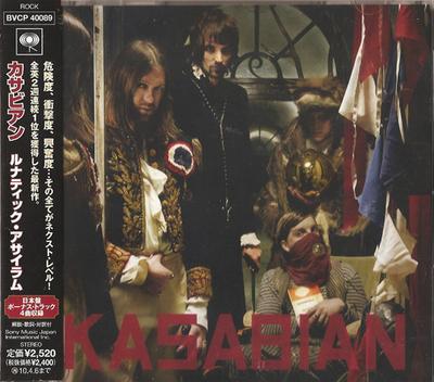 CD KASABIAN - Lunatic Asylum BVCP40089 BMG 2009 Japan ObiRock Used