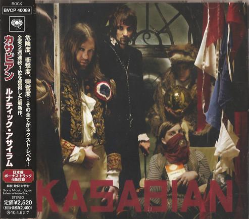 

CD KASABIAN - Lunatic Asylum BVCP40089 BMG 2009 Japan ObiRock Used
