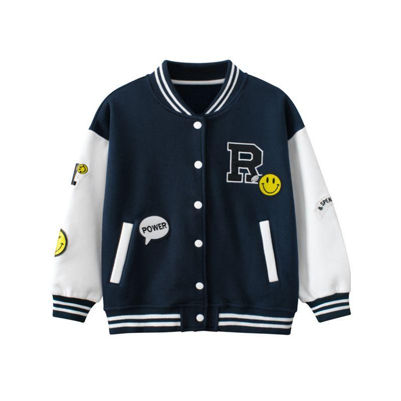 Brand Foreign Trade Children's Clothing Autumn and Winter New 2026 Children's Fleece Jacket Boys' Baseball Jacket Girls' Sweatshirt Fleece