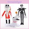 Adorable Nightmare Before Christmas Jack Skellington And Santa Jack Plush Toys