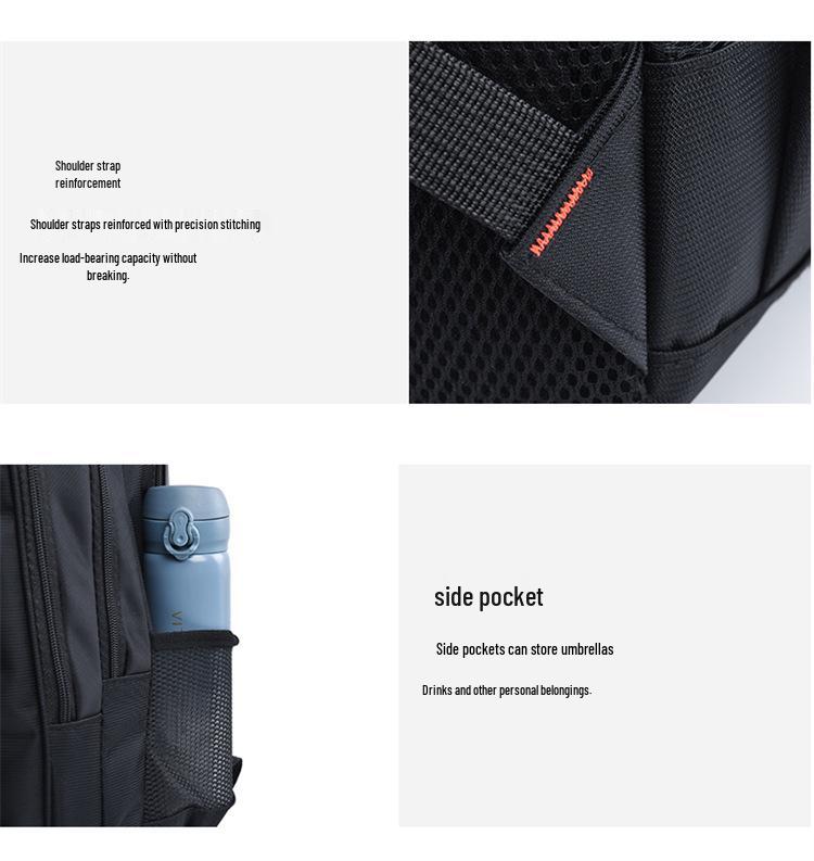 Simple Fashion Oxford Cloth Water-Repellent Laptop Backpack for Students and Travel