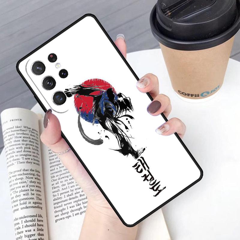 Kungfu Taekwondo phone case Cover For Samsung Galaxy S24 S25 Ultra S21 S22 Ultra S10E Note 10 Plus Note 20 FE S23
