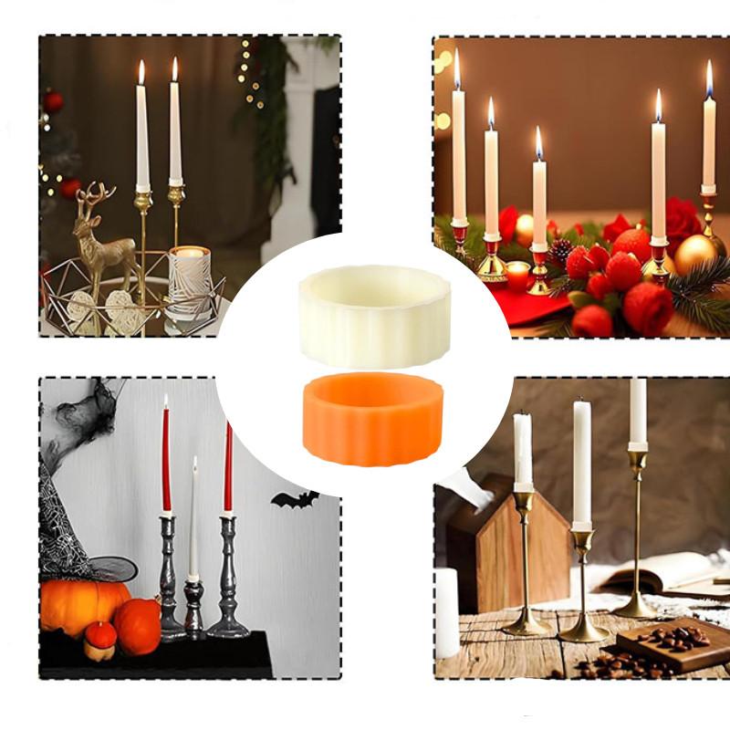 Hugger Grips Candle Rings Holders Stay Put Keep The Candles Upright And Place In