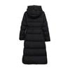 Autumn and Winter New Long Down Jackets for Women Over the Knee, Hooded Waist and Thin High-end Warm Jacket