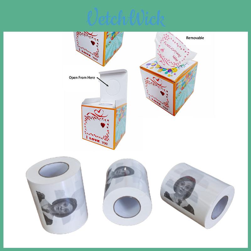 Elizabeth Truss Printed Toilet Paper Rolls Funny Political Prank Gift High-quality Wood Pulp Material