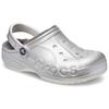 Crocs Baya Comfortable Versatile Commuting Clogs Men clogs Silver 205975-0P1