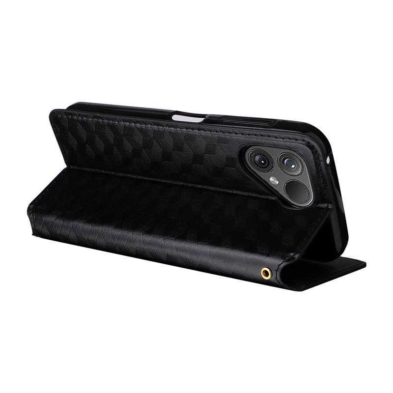 Fairphone 6/5 Leder Magnetisches Flipcase mit Kartenfach und 3D-Textur