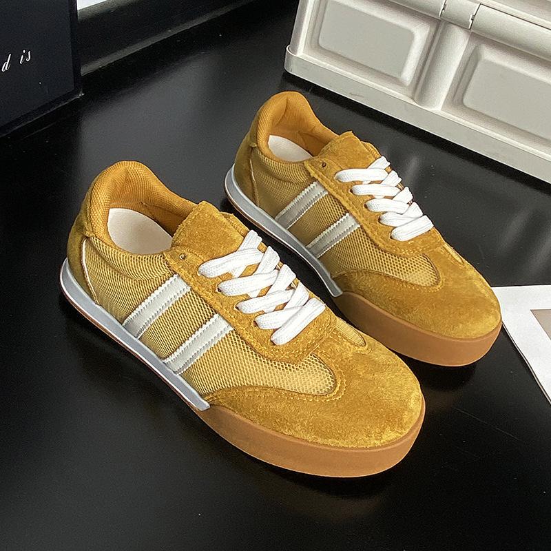 Skinny German Training Shoes Women's New Models 2025 Spring and Summer Versatile Breathable Lightweight Soft Baseplate Shoes Popular Forrest Gump