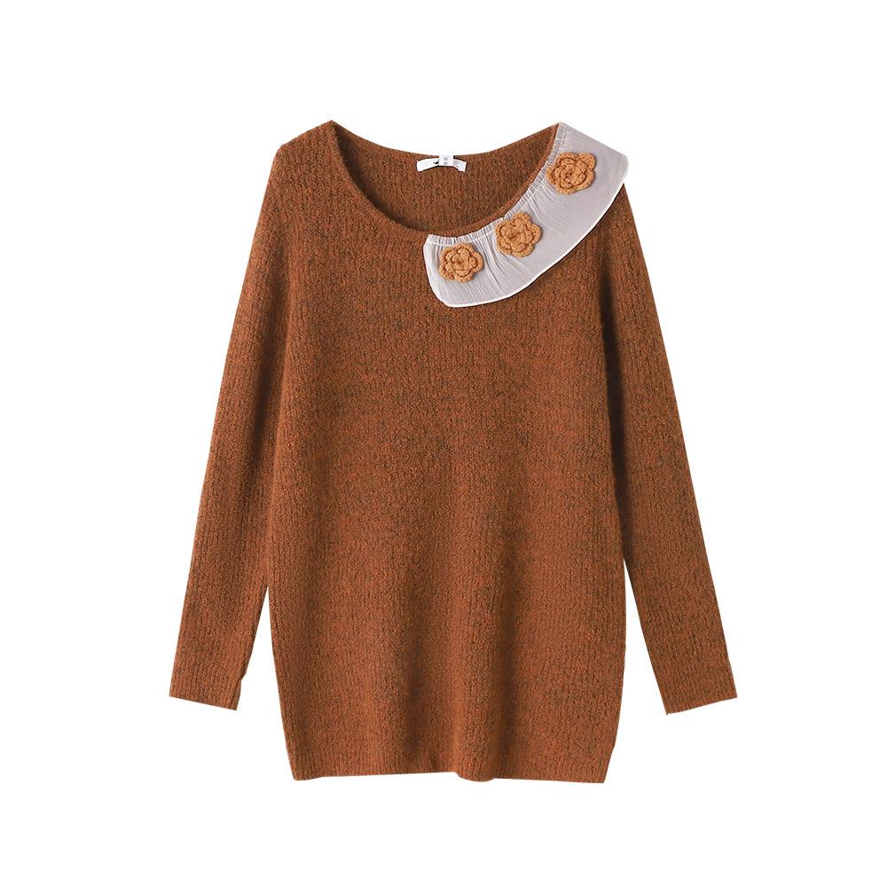 

Winter 2025 Plus Size Sweater: Niche Design for 130-320 Jin, Thickened Top for Curvy Women 6XL (Suggest 260-320 jin)