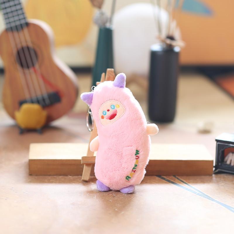 Soft And Cuddly Banana Plush Toy Keychain Cute Monster Design Perfect For Kids