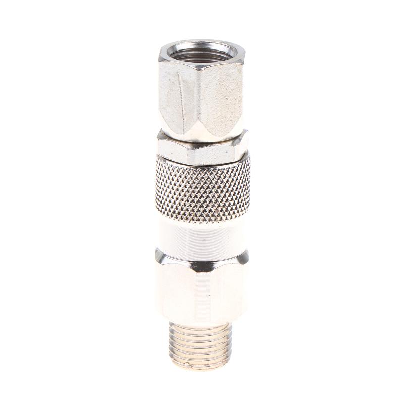 360-Grad-Schwenkgelenk für 1/4-Zoll Airless-Sprühschlauch Edelstahl-Hochdruckverbinder für Spritzpistole Lackierarbeiten Langlebig