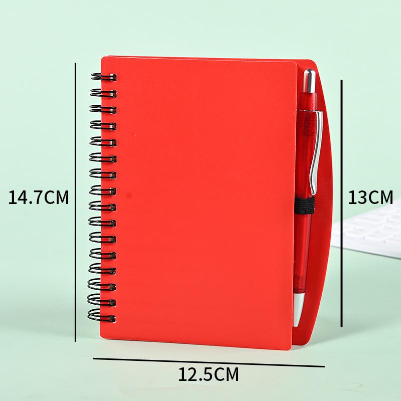 Stylish Spiral Notebook with Pen Holder for School, Training, Corporate Promotions & Custom Work Logs