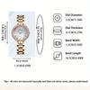 Luxury Women Quartz Watch Fashion Casual Round Rhinestone Ladies Wristwatches,Gifts for Women