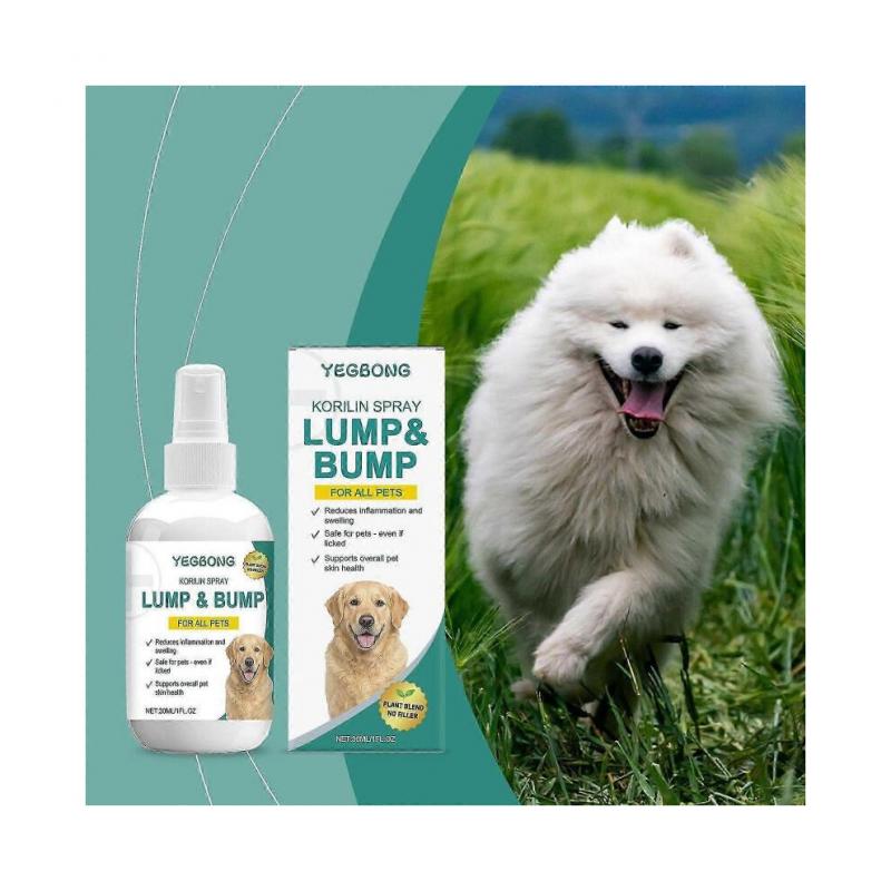 Korilin Lumps & Bumps Pet Spray, Lumps & Bumps Pet Body Care Spray, Dog Cat Discomfort Swelling Relief Spray, Pet Anti-Itch Spray