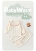 Newborn Pure Cotton Two-Piece Set: Soft Velvet Pullover and Pants for All-Seasons