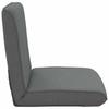 Adjustable Footstool Dark Grey Fabric