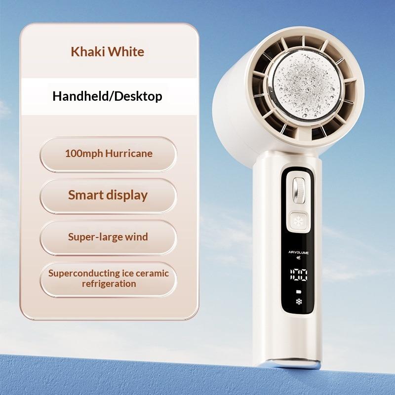 Halbleiterkühlung Hohe Geschwindigkeit Handventilator USB Mini Tragbar Aufladen Faltbar Heftig Kleiner Ventilator
