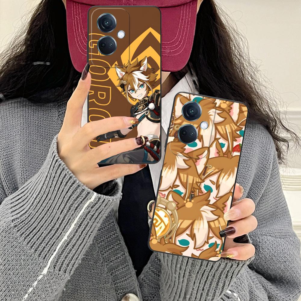 Game GI Gorou Mobile Phone Case for OPPO Find X9 X8 X7 X6 X5 X3 X2 Plus s Pro Ultra Lite Colorful Printing Cover Pretty Luxury
