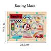 Toys Toys Montessori Magnetic Color Sorting Maze Number Maze Wooden Puzzle Activity Board Fine Motor for Toddlers Boys Girls