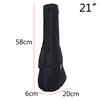 21 Inch Ukulele Waterproof Guitar Cover Gig Bag Soft Case Light Gear -Black