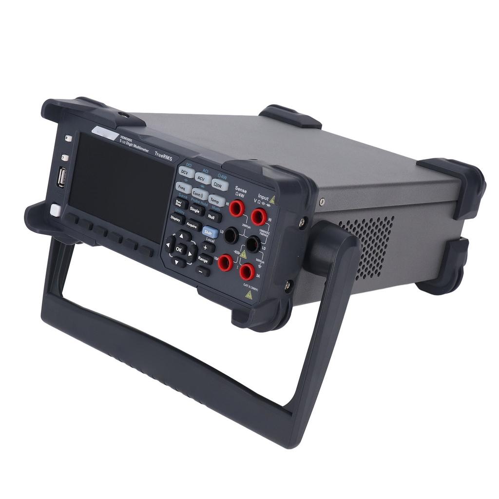 LCD Dual Display Digital Multimeter High Accuracy 5 1 2 Digit Desktop Multimeter Set 100‑240V US Plug