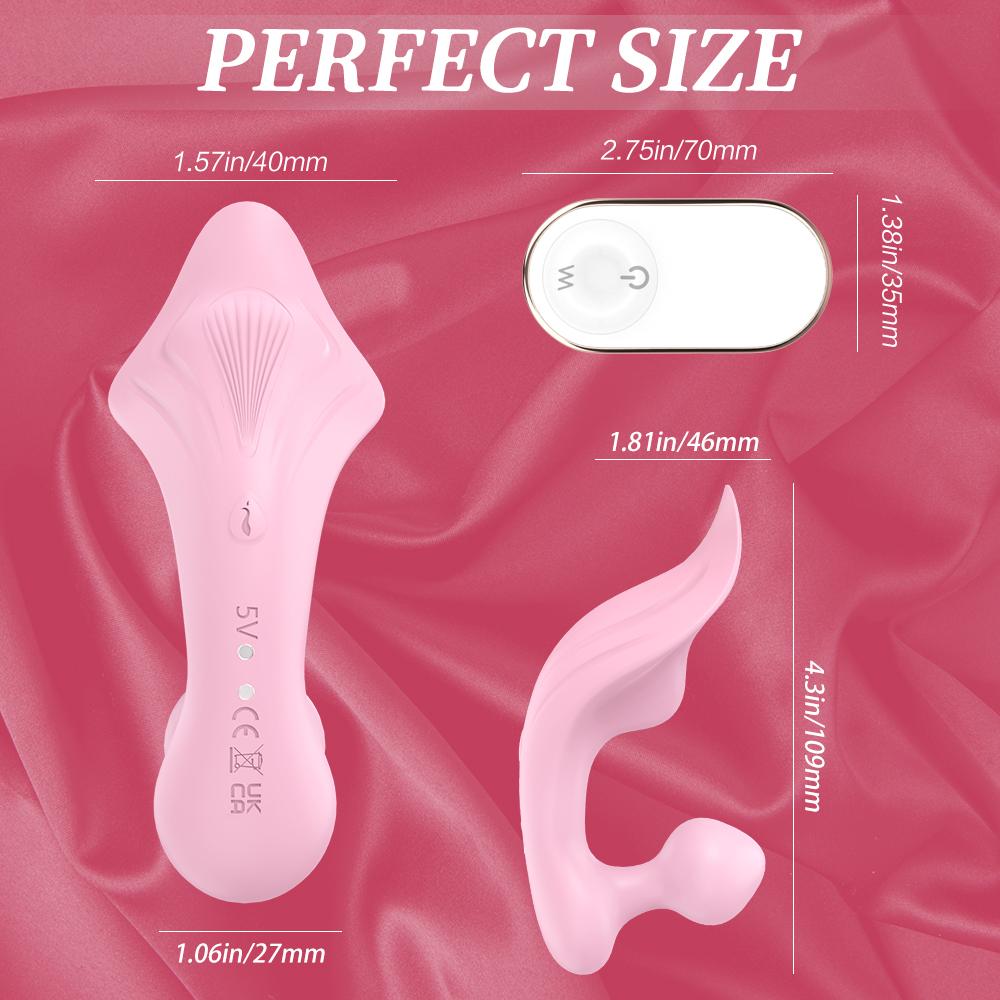 Panties Vibrator for Women Wireless Remote Vibrating Panties Clitoral Stimulate Invisible Vibrating Egg Adult Sex Toy for Girl