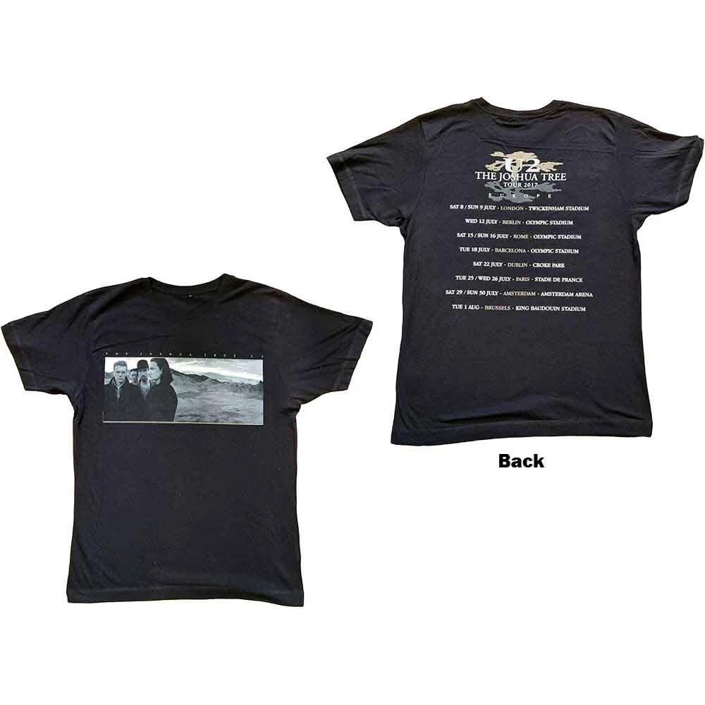 U2 Joshua Tree Photo T-Shirt Black New XXXL
