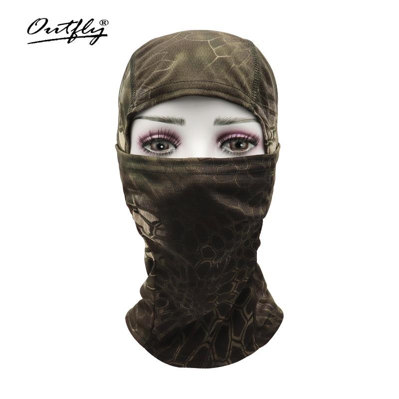 Camouflage headgear dust mask outdoor riding scarf cover face protection breathable sunscreen windproof motorcycle headgear