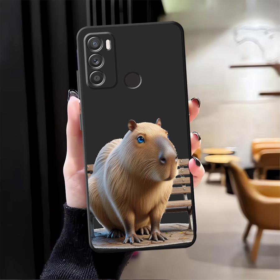 

Case for Moto Edge 20 30 S30 Pro X30 Pro Soft Back Phone Cover Cute Capybara Motorola Edge 30 Pro