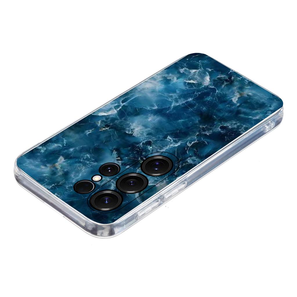 For Samsung Galaxy S24 Ultra Case Marble Pattern Printing Soft TPU Phone Cover