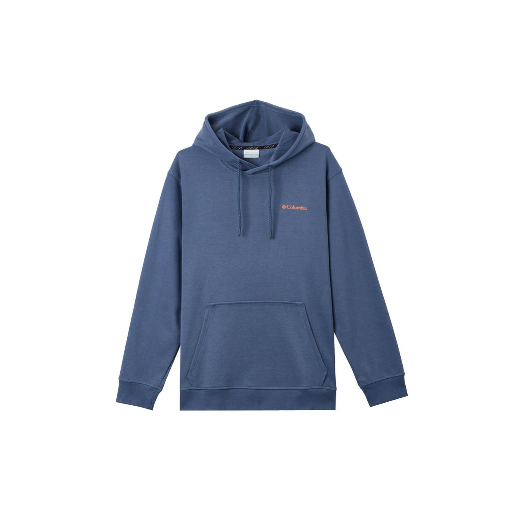 Columbia Trail Series Letter Print Hooded Sweatshirt Men Sweatshirts Blue AE4799-460