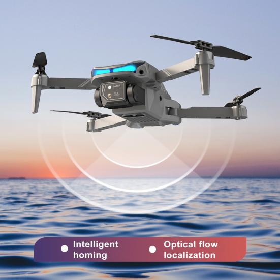 Remote Control Drone with 4K Dual Cameras Optical Flow Positioning Headless Mode Kids Adults
