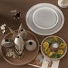 Round Plate Shaped Silicone Tray Adds Warmth Portable For Home Gatherings And Coffee Shop Displays Multipurpose Large
