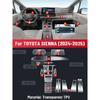 For TOYOTA SIENNA 2024 2025 Car Interior Protection Central Control Screen Transparent TPU Navigation Anti Scratch Film GPS