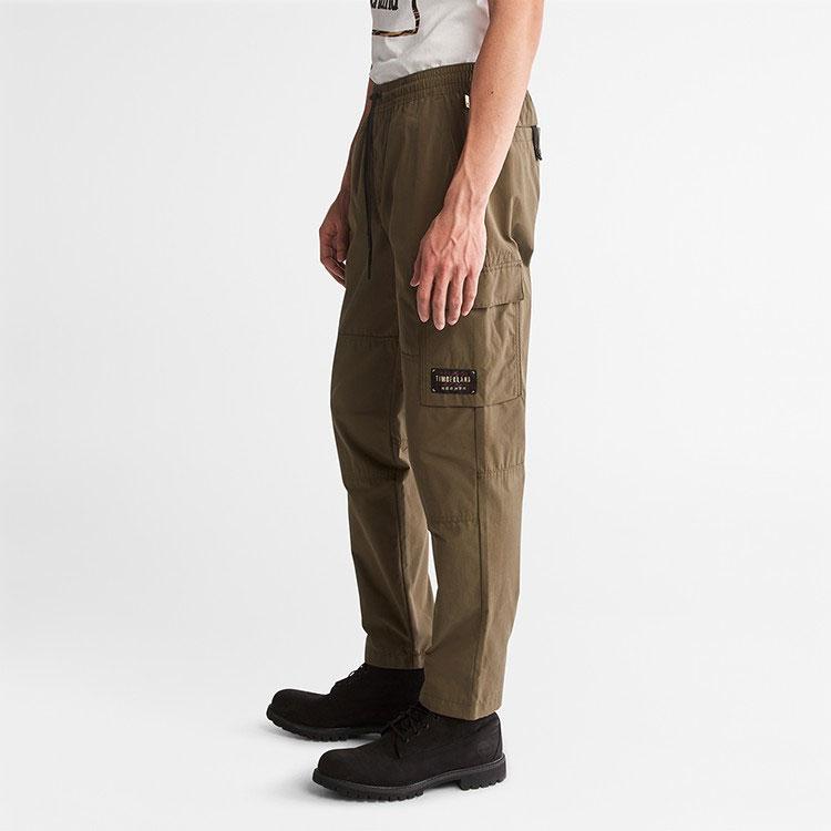 Timberland Multi-Pocket Woven Cargo Pants Men Pants Army-Green A27G3-A58
