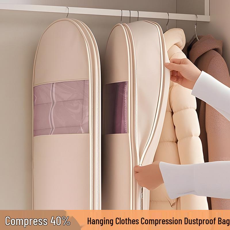 Cross-border Down Jacket Compression Bag - Dust Cover for Wardrobe Storage