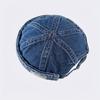 1pc Men's Wrinkle Free Light Denim Hat, Retro Washed and Distressed Craftsmanship, Casual and Versatile Outdoor Sunshade Hat