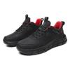 Men Thick Bottom Sneakers Platform Casual High Top Running Shoes Breathable Sock Sport Shoes Fashion Walking Black Footwear Big