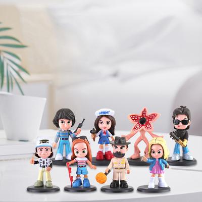 6/8ks Kreslená postava TV seriálové postavy Soška Sběratelský model Domácí kancelář Stolní dekorace Ornament Dárek pro fanoušky TV seriálů