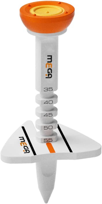 Mega Golf Control Tee with Ball Marker Height 35mm ~