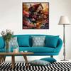 New Arrival 5D DIY Full Circle Diamond Painting "Castle Garden" Embroidery Cross Stitch Home Decor Gift