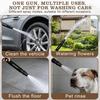 Car Wash Gun High Pressure Water Gun Household Heavy Duty Portable Direct Spray Nozzle for Garden Cleaning Watering Pipe