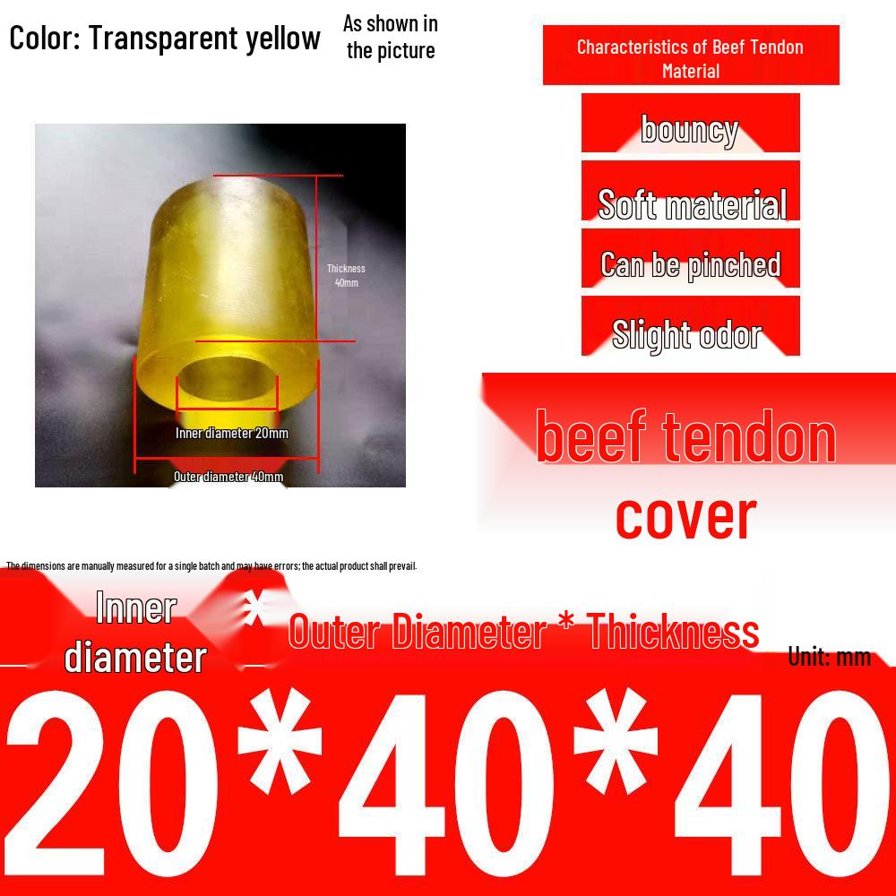 Polyurethane Shock-Absorbing Rubber Cushion with Backrest Pin and Elastic Sleeve