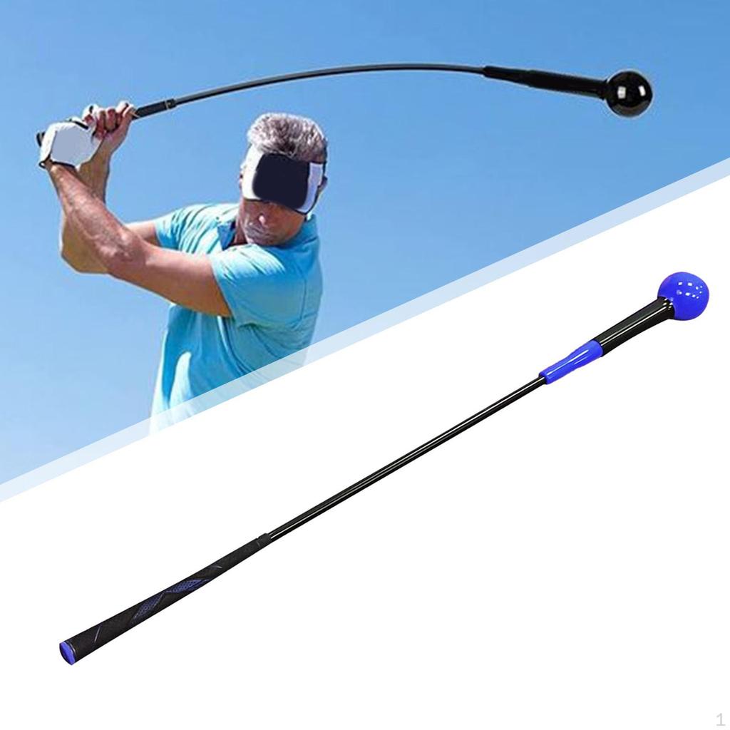 40" Golf Swing Trainer - Gesture Alignment Correction, for Adults Golfer Strength Tempo Training