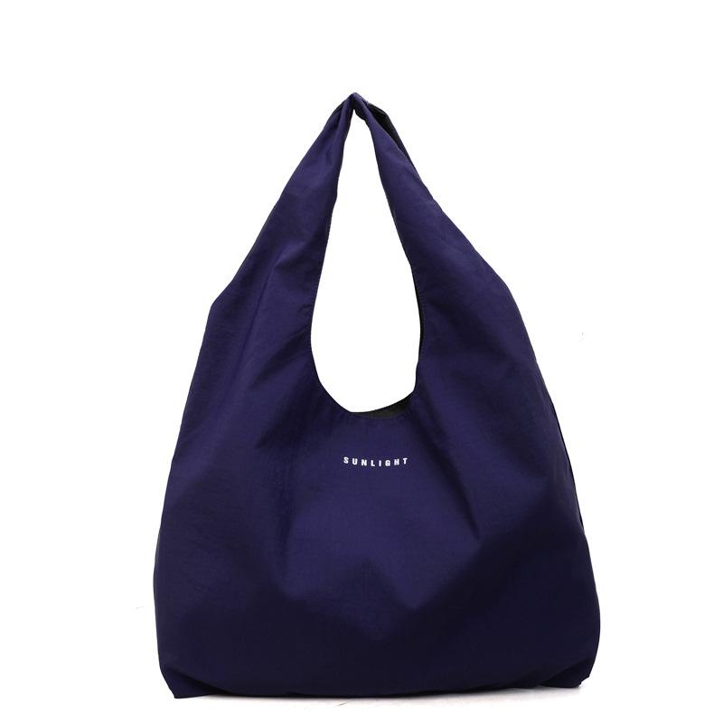 Новая сумка-жилет большая вместимость наплечная сумка ленивый стиль премиальная текстура корейская ins нишевая сумка-клатч женская синий